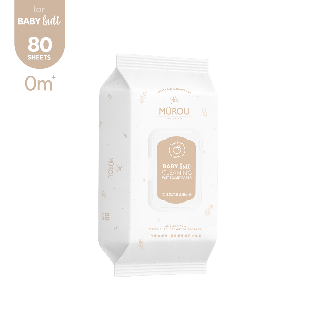 初沐屁屁濕式衛生紙 80抽
