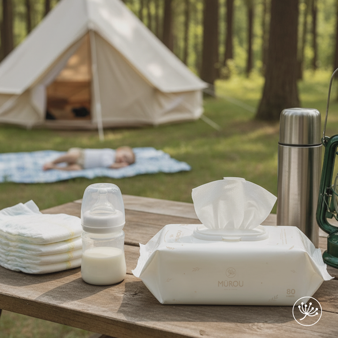 初沐屁屁濕式衛生紙 80抽｜3入