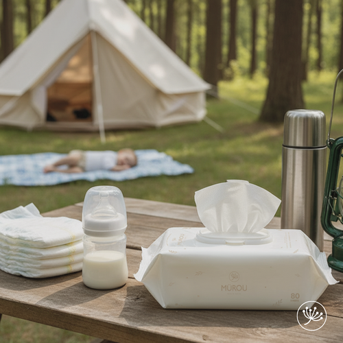 初沐屁屁濕式衛生紙 80抽｜3入