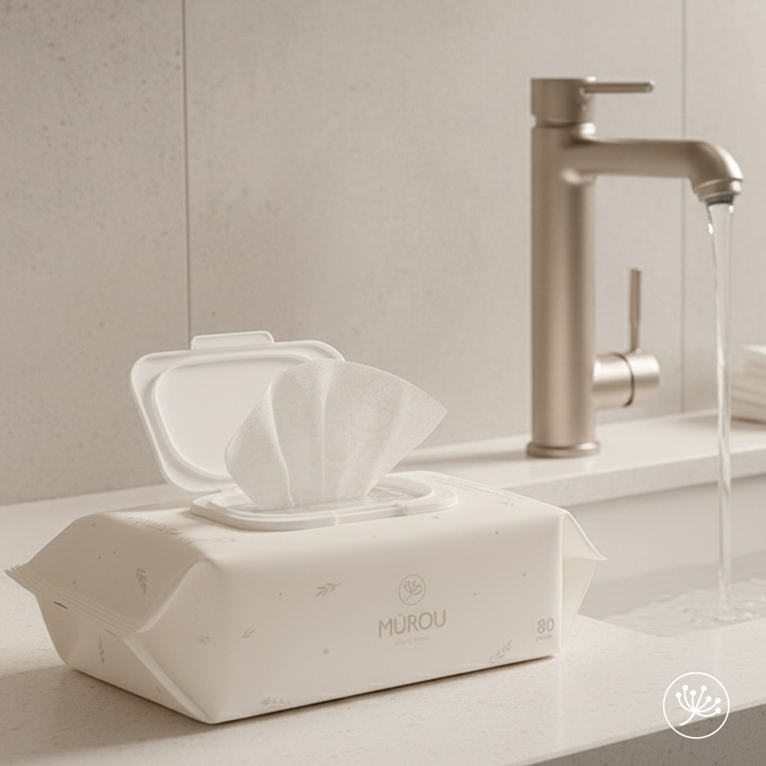 初沐屁屁濕式衛生紙 80抽｜6入