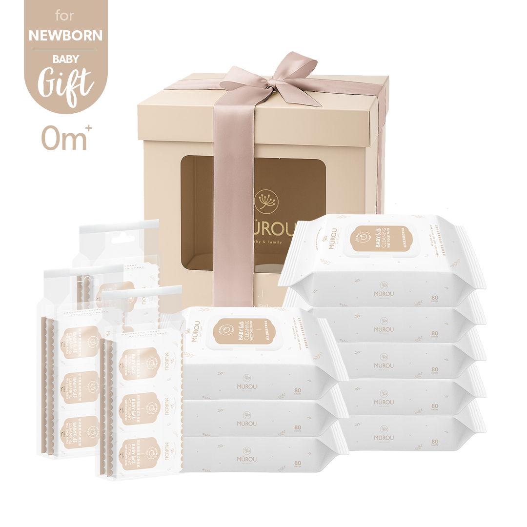 初沐呵護新生兒禮盒 彌月禮盒｜晨曦粉