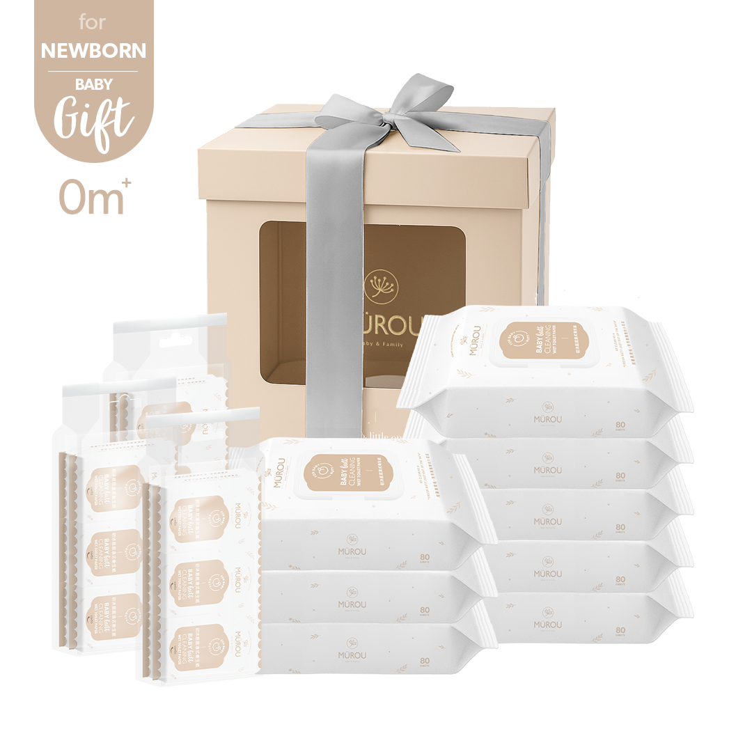 初沐呵護新生兒禮盒 彌月禮盒｜月光銀