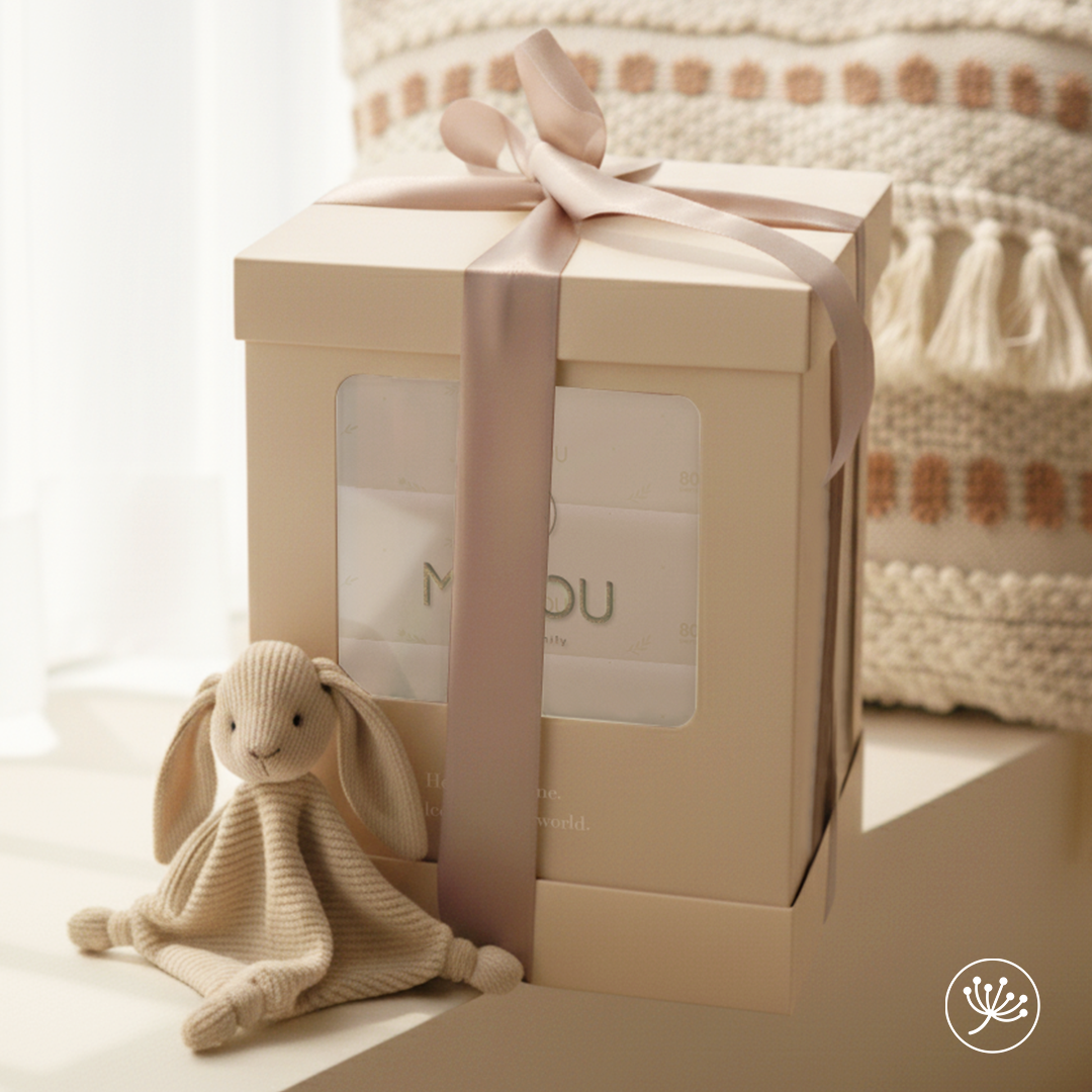 初沐呵護新生兒禮盒 彌月禮盒｜晨曦粉