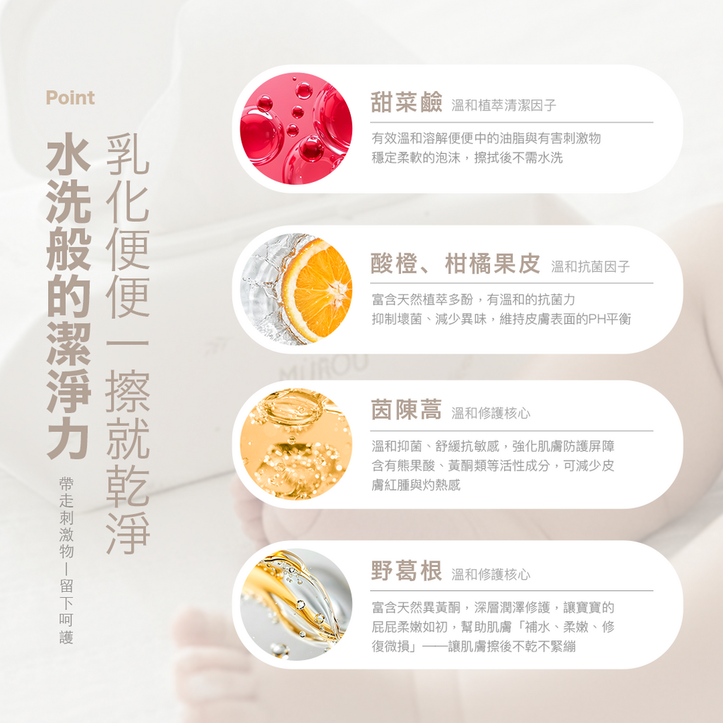 初沐屁屁濕式衛生紙 80抽